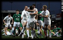 England Saxons v Ireland Wolfhounds 28 01 12